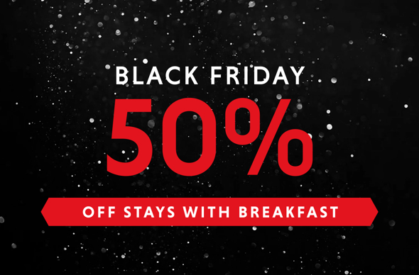 50% off stays with breakfast